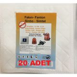 Fantom DC 4300 20 Adet 4 Çeker Süpürge Toz Torbası