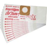 Fantom Deluxe 4500 Kağıt 10 Adet Uyumlu Süpürge Toz Torbası