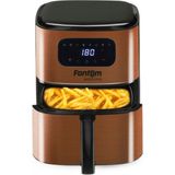 Fantom Dijital Yağsız Fritöz, Bakır Renk, Sağlıklı ve Hızlı Pişirme - Altın