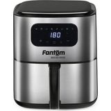 Fantom Dijital Yağsız Fritöz Inox, Sağlıklı Pişirme, Hızlı ve Kolay Kullanım - Beyaz - Gri