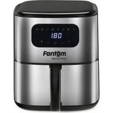 Fantom Dijital Yağsız Fritöz, Inox, Sağlıklı ve Pratik Pişirme Cihazı - Altın - Gri