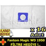 Fantom Magic WD 1950 Uyumlu Süpürge Toz Torbası