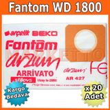Fantom Universal WD 1800 20 Adet uyumlu Süpürge Toz Torbası