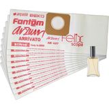 Fantom WF 4250 Ecologic Kağıt 10 Adet Uyumlu Süpürge Toz Torbası