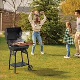 Fanus B50 Asansörlü Kömürlü Barbekü Mangal (Döküm Izgaralı ) - Siyah