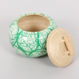 Fanus Doğal Bambu Saklama Kutusu 13x13 cm