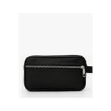 fao polo ERKEK SİYAH PU DERİ 3 FERMUARLI EL ÇANTASI