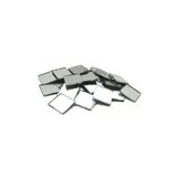 Fapatech 20MM x 20MM Kare Gümüş Renk Pleksi Yapışkanlı Mozaik Ayna - 20 Adet