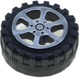 Fapatech Araba Tekerleği Oyuncak Araba Hobi Deney Mini TEKERLEK-18X10 mm -1 Adet