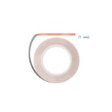 Fapatech Bakır Folyo İletken Bant 5 mm - Cam Vitray Kağıt Devre Yapışkanlı Genişlik 5 mm * 5 Metre