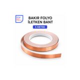 Fapatech Bakır Folyo Iletken Bant Kağıt Devre Etkinlik - 5 Mm X 5 Metre Araba Cam Rezistansı Bantı