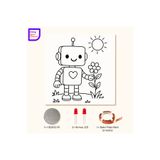 Fapatech LightCircuit Çiçek Robot Elektrik Kağıt Devre Eğitim Kiti | Paper Circuits Elektrik Deney| STEM CR2032 LED ve Bakır İletken Bant