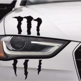 Far Için Monster Pençe Oto Sticker Yapıştırma