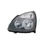 Far Sinyal Sağ Clio 2 - Symbol 2 2005-2009 Elektrikli H7 H1 Gri Kapaklı