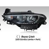 Far Sol (Fıat Egea 16-20) Motorlu Beyaz Cıtalı Ledlı