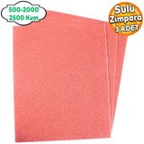Far Temizleme Parlatma Su Zimpara Seti A4 Boyutunda 500-2000-2500 Kum (3 Adet)