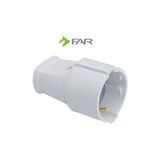 Far Topraklı Dişi Fiş (23010004) - 2 Adet - Beyaz