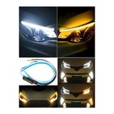 Far Üstü Kayar Sinyalli Gündüz Ledi Far Kaşı 60 Cm Kayar Led