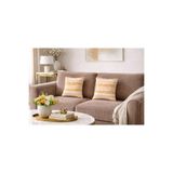 Faralya Life %70 Pamuk %30 Polyester Baskılı Geometrik Desenli 2 li Kırlent Kılıfı 45x45 cm Dekoratif Yastık Kılıfı Modern Salon Dekoru