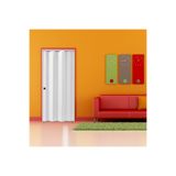 FARAN DEKORASYON 115 X 215 Beyaz Renk Camsız Pvc Akordiyon Kapı