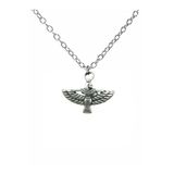 Faravahar Ahura Mazda Kolye – 60 Cm Zincirli, Antik Tasarımlı Unisex Sembol Aksesuar
