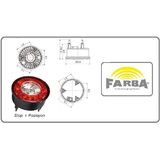 Farba Arka Fren + Park Lambası Peugeot Jest Karsan 13277E 12F00-35516-AA Farba