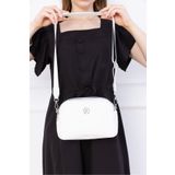 FARBAG BEYAZ SUNİ DERİ 4 CEPLİ omuz çantası