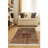 farbala Kilim Desenli Etnik Kaymaz Taban Leke Tutmaz Yıkanabilir İnce Yazlık Ekonomik Çocuk Odası Halısı