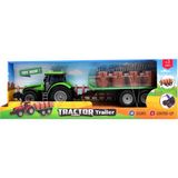 Farbu Aya Toys Pilli Fıçılı Traktör 40326 Yeşil