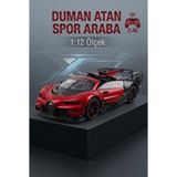 Farbu Oyuncak 1:12 Ölçek 8 Fonksiyonlu Bugetti Chiron Tasarımlı Duman Efektli Uzaktan Kumandalı Yarış Arabası - 32 cm