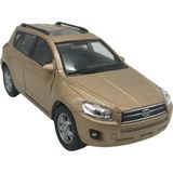 Farbu Oyuncak 1:38 Metal Çek Bırak Araba Toyota Rav 4 43640D - Sarı