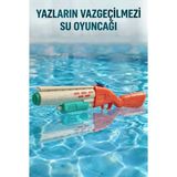 Farbu Oyuncak 33 cm Pompalı Su Silahı ile Yaz Eğlencesi Başlasın Klasik Tasarımlı Oyuncak Su Silahı - Turuncu