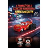 Farbu Oyuncak 4 Fonksiyonlu Uzaktan Kumandalı Şimşek Mcqueen - Hızlı ve Dayanıklı 4 Fonksiyonlu Yarış Arabası - Kırmızı