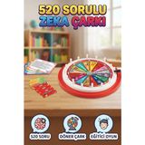 Farbu Oyuncak 520 Sorulu Zeka Çarkı Eğitici Kutu Oyunu 13 Farklı Kategori Ile Zeka ve Dikkat Geliştirici Oyuncak - Renkli