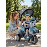 Farbu Oyuncak Babyhope Yupi Müzikli Tenteli Ebeveyn Kontrollü Üç Tekerlekli Itmeli Çocuk Bisiklet Petrol Mavisi - BabyHope Yupi Petrol Mavisi Müzikli 3 Tekerlekli Çocuk Bisikleti