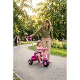 Farbu Oyuncak Boni Bike 3 Tekerli Metal Gövdeli Ebeveyn Kontrollü 50KG Taşıma Kapasiteli Sepetli Çocuk Bisikleti - Pembe - Boni Bike Ebeveyn Kontollu 3 Tekerli Pembe Çocuk Bisikleti
