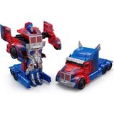 Farbu Oyuncak Butonla Form Değiştirebilen Çek Bırak Mekanizmalı Optimus Prime Oyuncak Araba - 15 cm