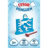 Farbu Oyuncak Cesur Penguen Denge Oyunu ve Buz Kırma Ince Motor Geliştiren Eğitici 46 Parça Aile Kutu Oyunu - Mavi - Beyaz