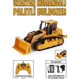 Farbu Oyuncak Dev Boy Uzaktan Kumandalı 6 Fonksiyonlu Işıklı Sesli 360 Derece Dönebilen Kepçeli Iş Makinesi - Renkli