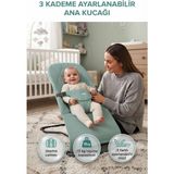 Farbu Oyuncak Ergonomik Doğal Sallanır 3 Modlu Bebek Ana Kucağı ve Çocuk Koltuğu (0-2 Yaş / 13 Kg'a Kadar) - Yeşil