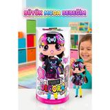 Farbu Oyuncak Fashion Decora Girlz Sürpriz Aksesuarlı Eklem Bükülebilir Oyuncak Bebek - Çıkartma ve Stil Seti - Luna Bebek