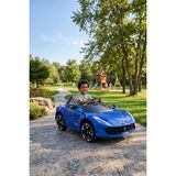 Farbu Oyuncak Favori Gt 12V Vitesli Işıklı Sesli Bluethooth Destekli Emniyet Kemerli Akülü Araba - Lacivert