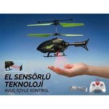 Farbu Oyuncak Hareket Sensörlü Kumandalı Şarjlı Helikopter - Oyuncak Helikopter - Yeşil