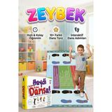 Farbu Oyuncak Haydi Dansa! Zeybek Dans Matı 130X70 cm Adım Adım Eğitici Halk Dansı Öğretim Oyunu - Haydi Dansa! Zeybek Dans Matı Eğitici Halk Dansı Öğretimi Oyunu
