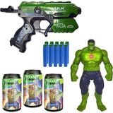 Farbu Oyuncak Hedefli Soft Mermili Hulk Figürlü Dart Atan FAB.9519 - Çok Renklli
