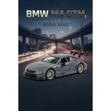 Farbu Oyuncak Hobbiez Lisanslı Bmw M4 Kapıları Açılabilir Model Diecast 1.36 Ölçek Metal Model Araç - Renkli