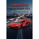 Farbu Oyuncak Hobbiez Lisanslı Lamborghini Aventador Kapıları Açılabilir Model Diecast 1.36 Ölçek Metal Model Araç - Renkli