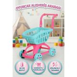 Farbu Oyuncak Ilk Market Arabam - Ittirmeli Eğitici Çocuk Alışveriş ve Oyuncak Market Arabası - Pembe