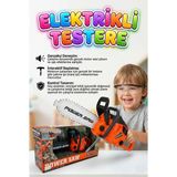 Farbu Oyuncak Işıklı ve Gerçekci Motor Ses Efektli Dönen Zincirli Interaktif Marşlı Oyuncak Elektrikli Testere - Çok Renkli - Işıklı Gerçekci Motor Ses Efektli Elektrikli Testere Oyuncağı