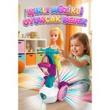 Farbu Oyuncak Işıklı ve Sesli Sensörlü Dans Eden Çarp Dön Bebek - Pilli Eğitici Oyuncak Bebek - Çok Renkli